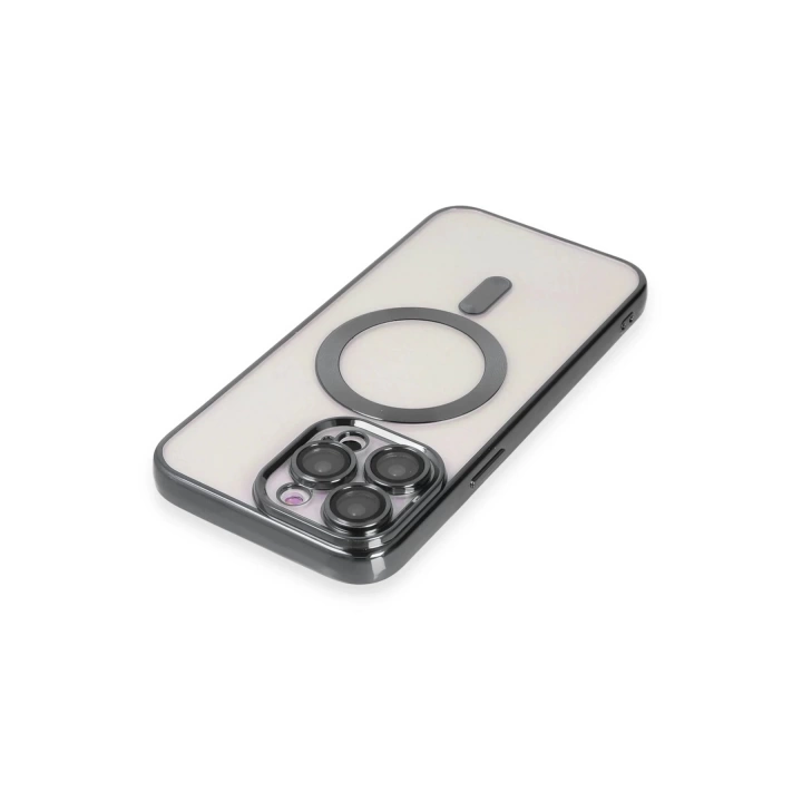 BFS  iPhone 15 Pro Max Kılıf Kross Magneticsafe Kapak - Titan Gri