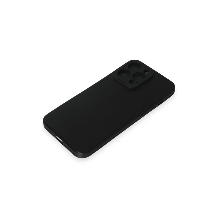BFS  iPhone 15 Pro Max Kılıf Loop Deri Silikon - Siyah