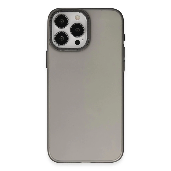 BFS  iPhone 15 Pro Max Kılıf Modos Metal Kapak - Siyah