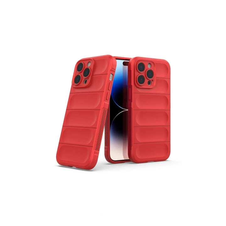 BFS  iPhone 15 Pro Max Kılıf Optimum Silikon - Kırmızı