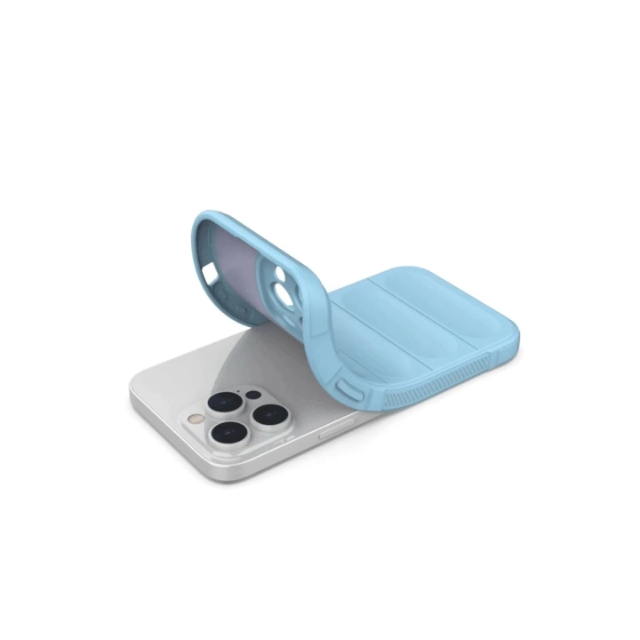 BFS  iPhone 15 Pro Max Kılıf Optimum Silikon - Sky Blue