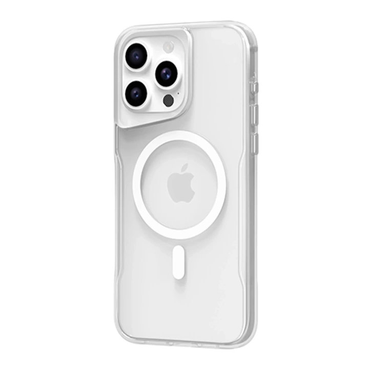 BFS  iPhone 15 Pro Max Kılıf PC Poso Magsafe Kapak - Şeffaf