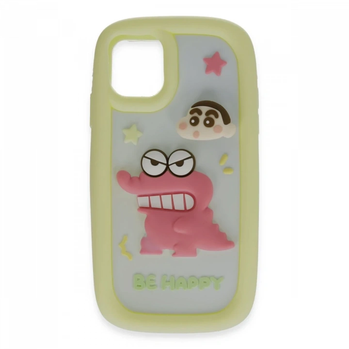 BFS  iPhone 15 Pro Max Kılıf Poky Karakter Silikon Kapak - Desen 4
