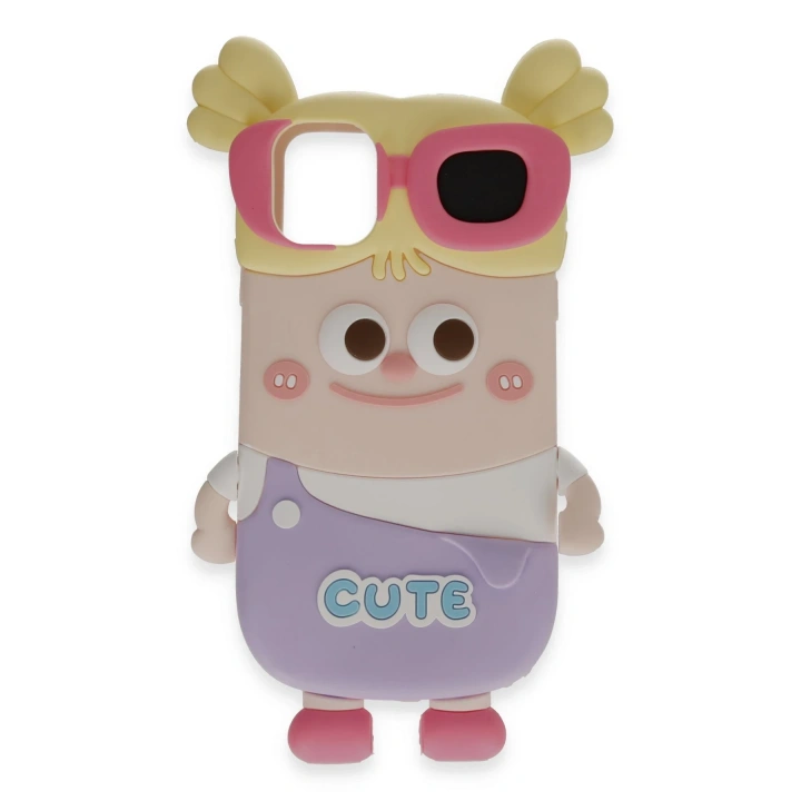 BFS  iPhone 15 Pro Max Kılıf Poky Karakter Silikon Kapak - Desen 8