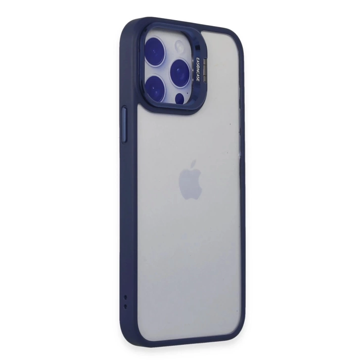 BFS  iPhone 15 Pro Max Kılıf Roblox Lens Standlı Kapak - Lacivert