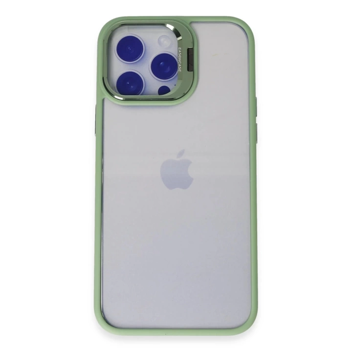 BFS  iPhone 15 Pro Max Kılıf Roblox Lens Standlı Kapak - Yeşil