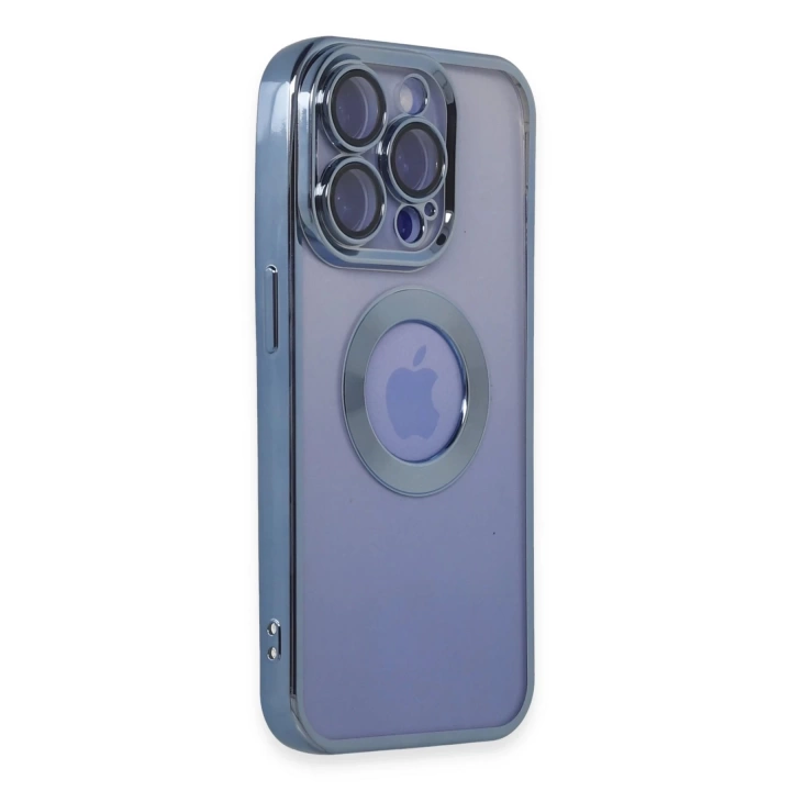 BFS  iPhone 15 Pro Max Kılıf Slot Silikon - Sierra Blue
