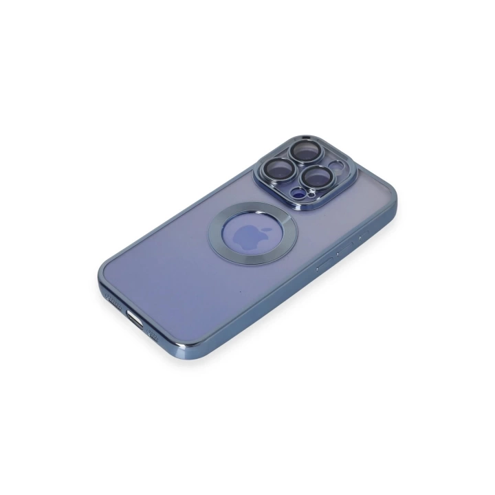 BFS  iPhone 15 Pro Max Kılıf Slot Silikon - Sierra Blue