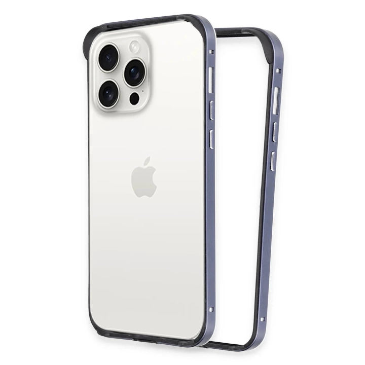 BFS  iPhone 15 Pro Max Land Bumper Koruma Kapak - Lacivert