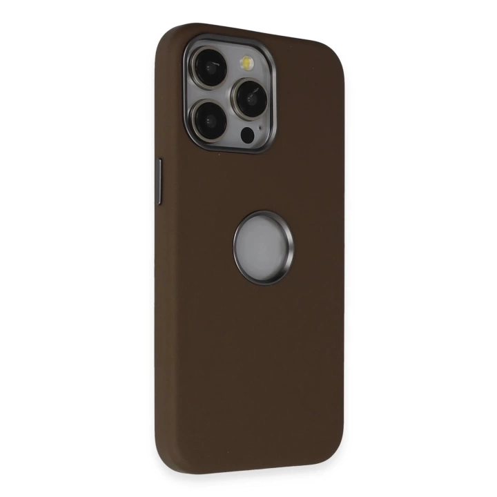 BFS iPhone 15 Pro Max Oriji Kapak - Kahverengi