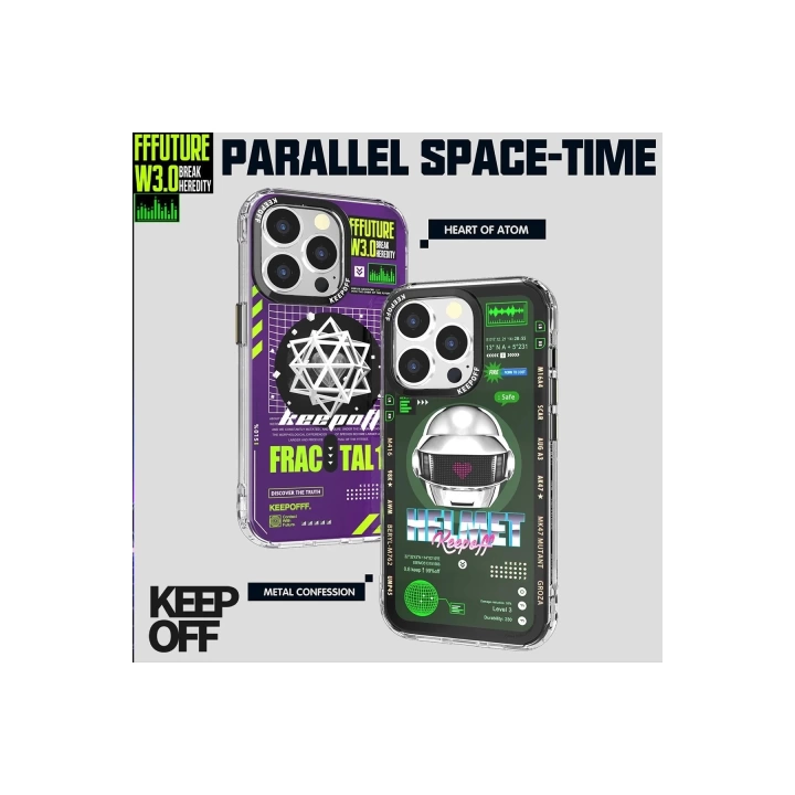 BFS  iPhone 15 Pro Max Parallel Space Time Magsafe Kapak - Heart of Atom