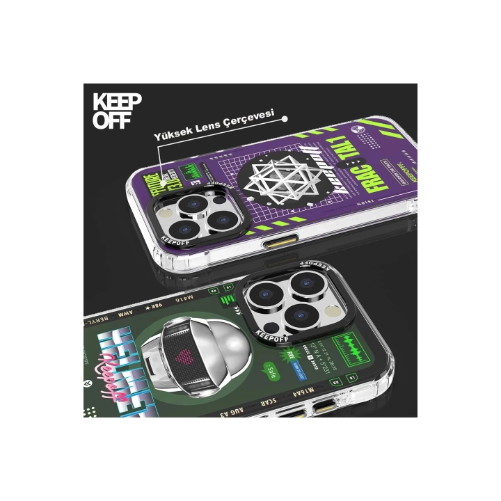 BFS  iPhone 15 Pro Max Parallel Space Time Magsafe Kapak - Heart of Atom
