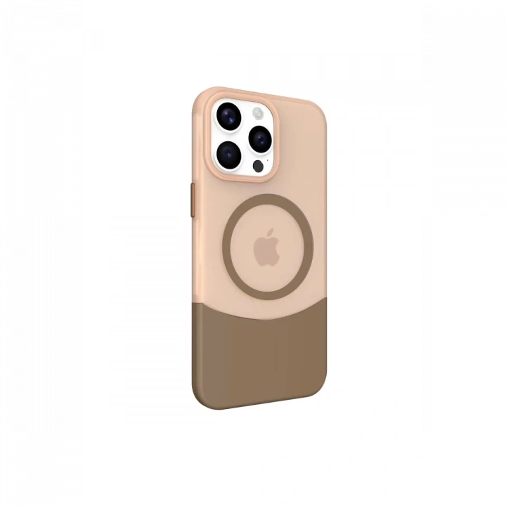 BFS  iPhone 15 Pro Max PC Suit Magsafe Kapak - Kahverengi