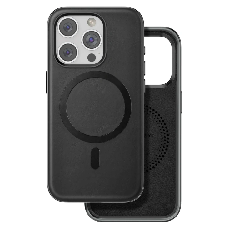 BFS  iPhone 15 Pro Max Puskas Magsafe Kapak - Siyah