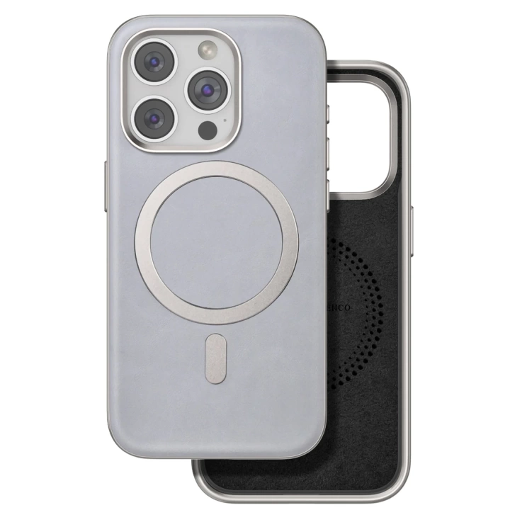 BFS  iPhone 15 Pro Max Puskas Magsafe Kapak - Titan Gri