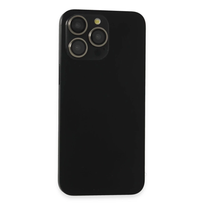 BFS  iPhone 15 Pro Max PVD Metal Kamera Lens - Siyah