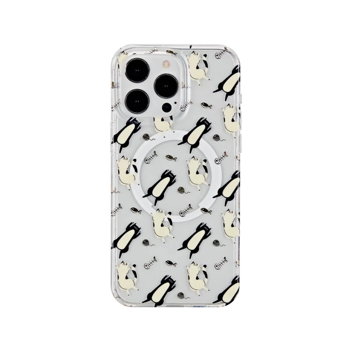 BFS  iPhone 15 Pro Max Tanya Magsafe Kapak - Desen 4
