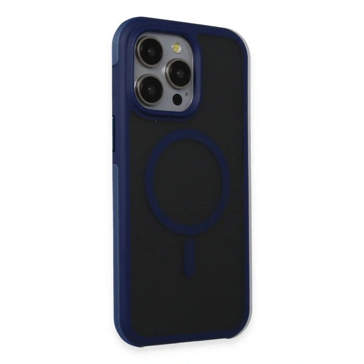 BFS  iPhone 15 Pro Max Toras Airbag Magsafe Kapak - Lacivert