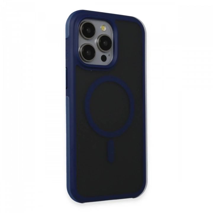 BFS  iPhone 15 Pro Max Toras Airbag Magsafe Kapak - Lacivert