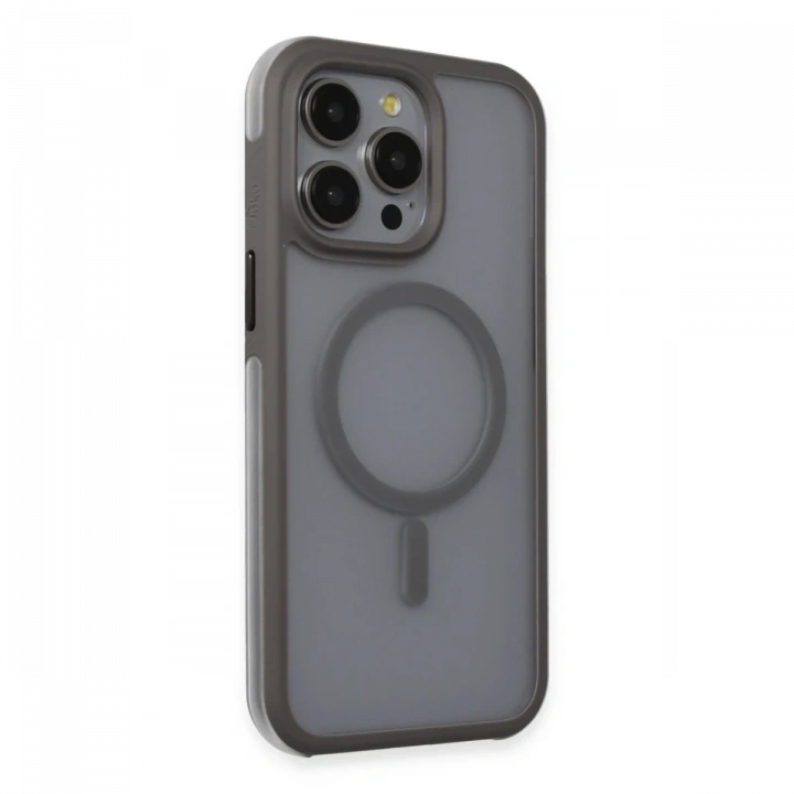 BFS  iPhone 15 Pro Max Toras Airbag Magsafe Kapak - Titan Gri