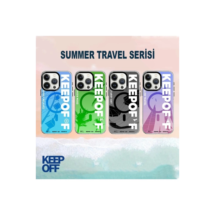 BFS  iPhone 15 Pro Summer Travel Magsafe Kapak - High Relaxation