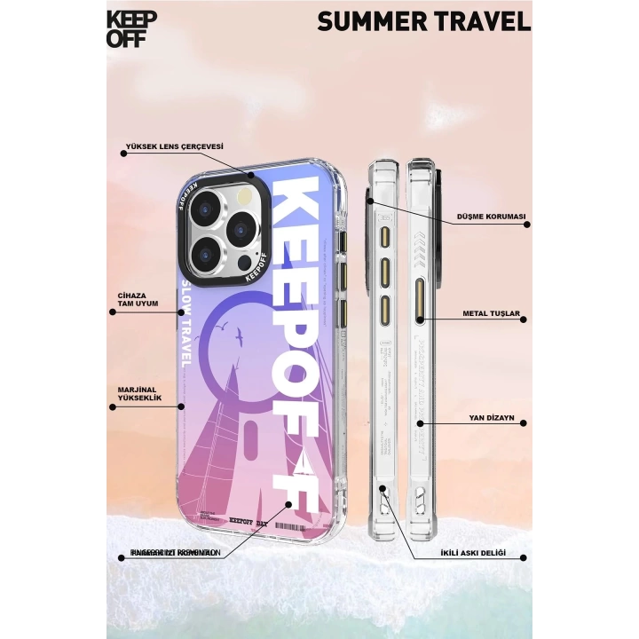 BFS  iPhone 15 Pro Summer Travel Magsafe Kapak - High Relaxation