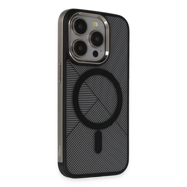 BFS  iPhone 15 Pro Vito Magsafe Kapak - Titan Gri