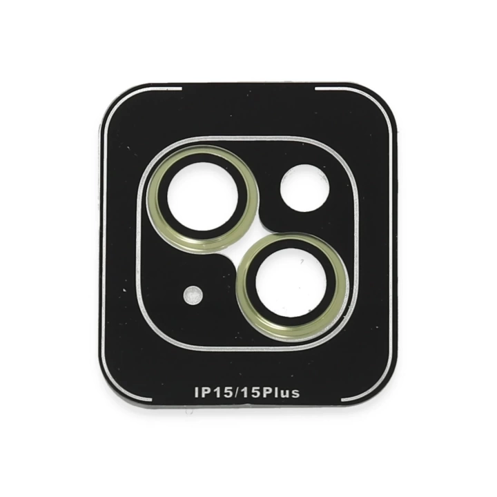 BFS  iPhone 15 PVD Metal Kamera Lens - Sarı