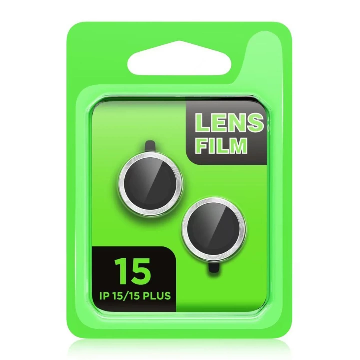BFS  iPhone 15 Raze Metal Kamera Lens - Mavi