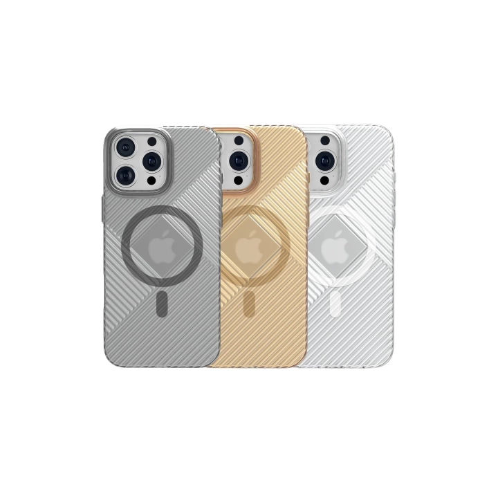 BFS  iPhone 15 Stella PC Sert Magsafe Kılıf - Şeffaf