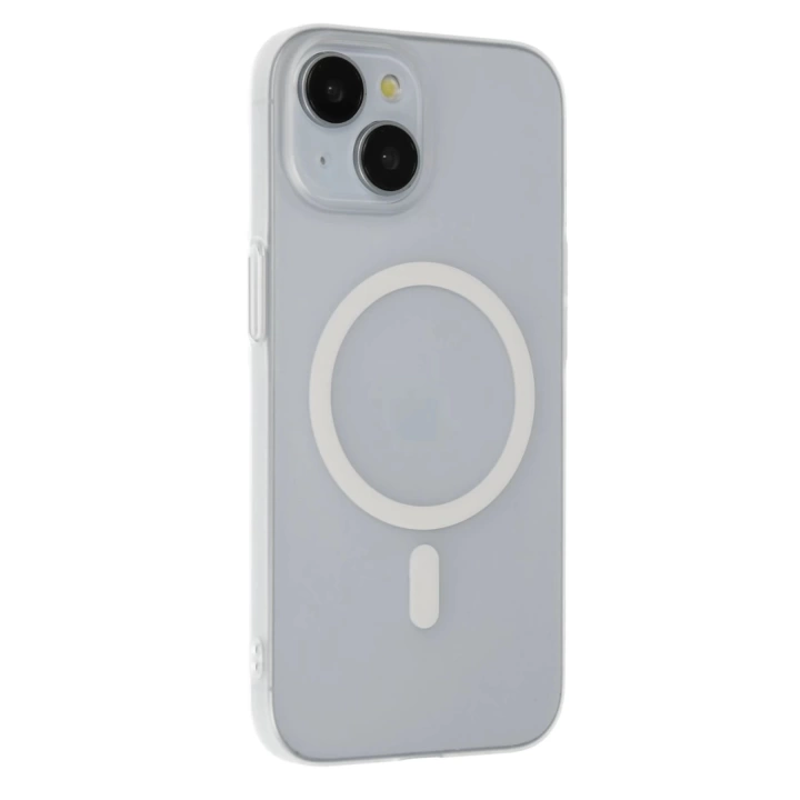 BFS  iPhone 15 Tuna PC Slim Magsafe Kapak - Şeffaf