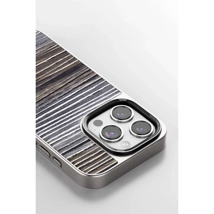 BFS  iPhone 15 Wave Kapak - Koyu Kahve