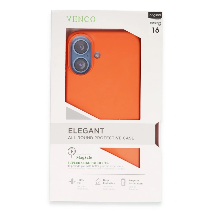 BFS  iPhone 16 Home Magsafe Kapak - Turuncu