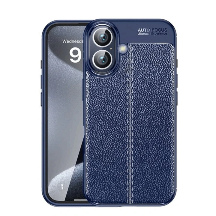 BFS  iPhone 16 Kılıf Auto Focus Kapak - Lacivert