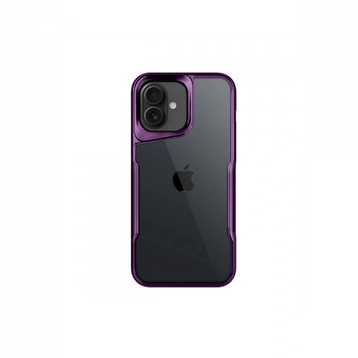 BFS  iPhone 16 Kılıf Boyi Silikon Kapak - Derin Mor