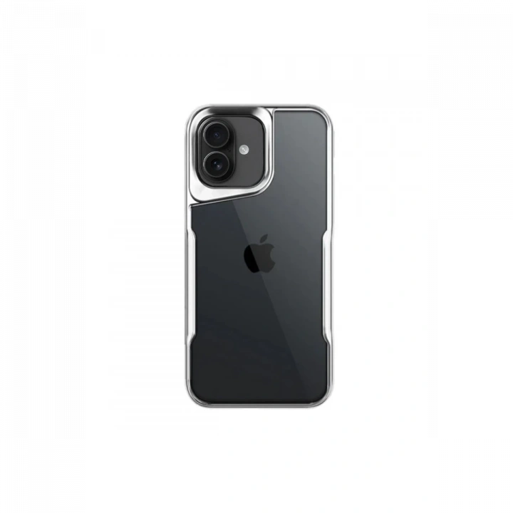 BFS  iPhone 16 Kılıf Boyi Silikon Kapak - Gümüş