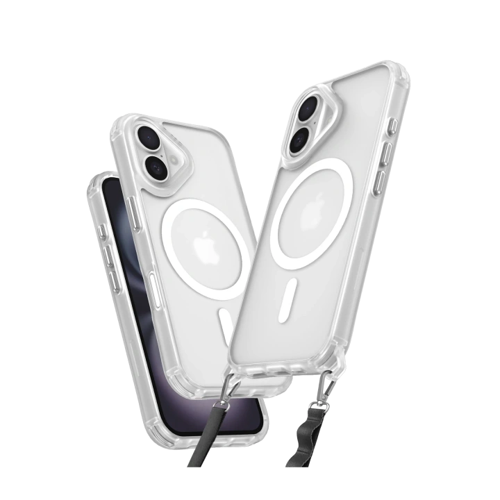 BFS  iPhone 16 Kılıf Enka Magsafe Silikon Kılıf - Şeffaf