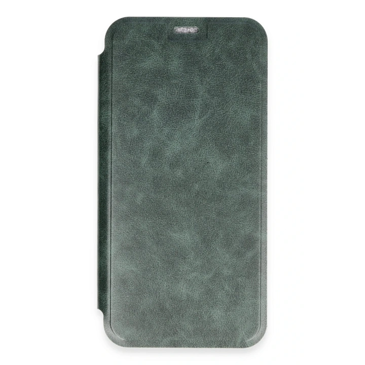 BFS  iPhone 16 Kılıf Flip Cover - Koyu Yeşil