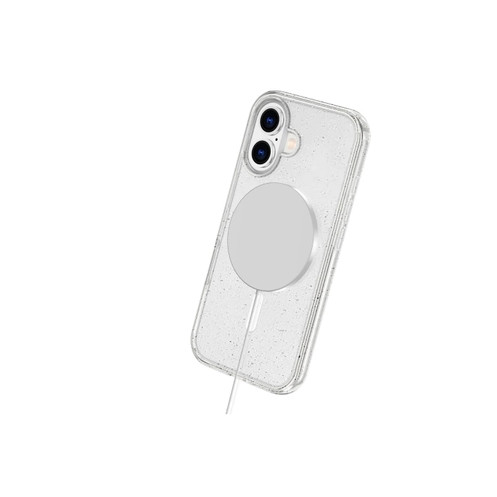 BFS  iPhone 16 Kılıf Glow Magsafe Kapak - Turuncu