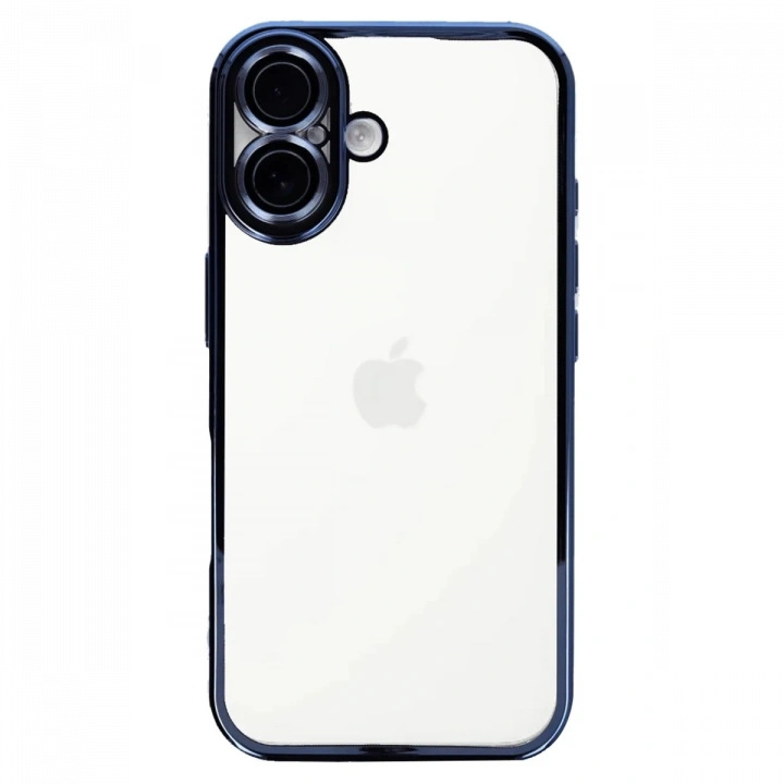 BFS  iPhone 16 Kılıf  Lensli Silikon - Lacivert