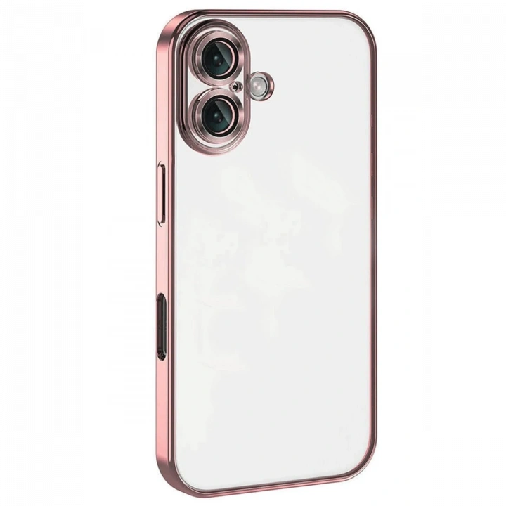 BFS  iPhone 16 Kılıf  Lensli Silikon - Pembe