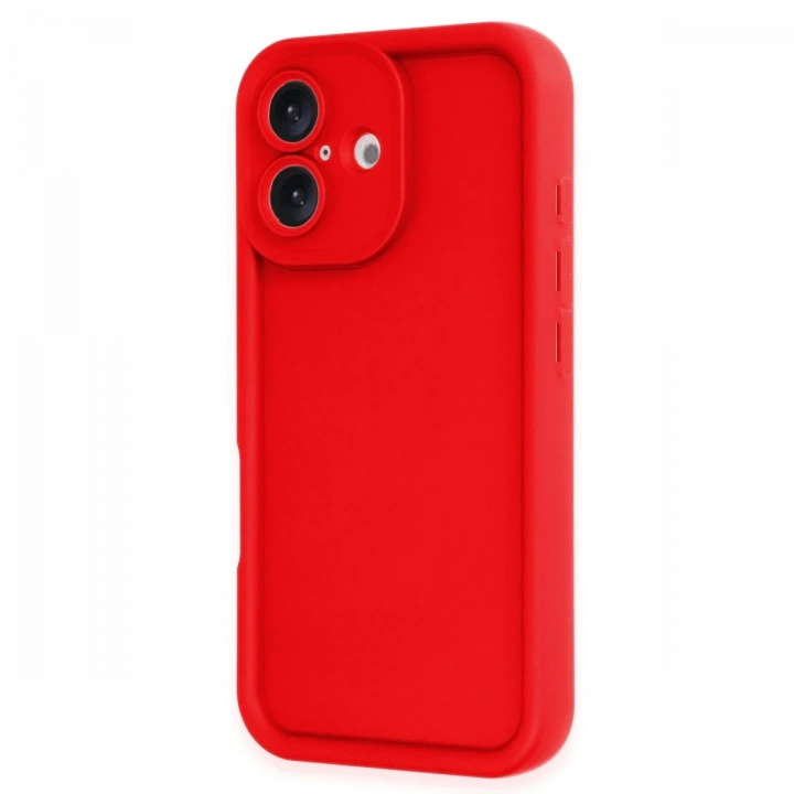 BFS  iPhone 16 Kılıf Viera Silikon - Kırmızı