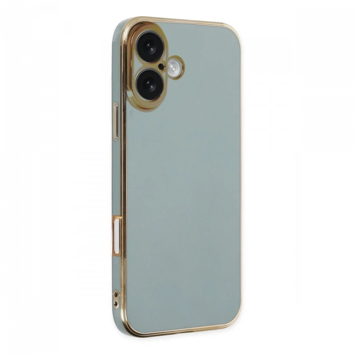 BFS  iPhone 16 Kılıf Volet Silikon - Açık Yeşil