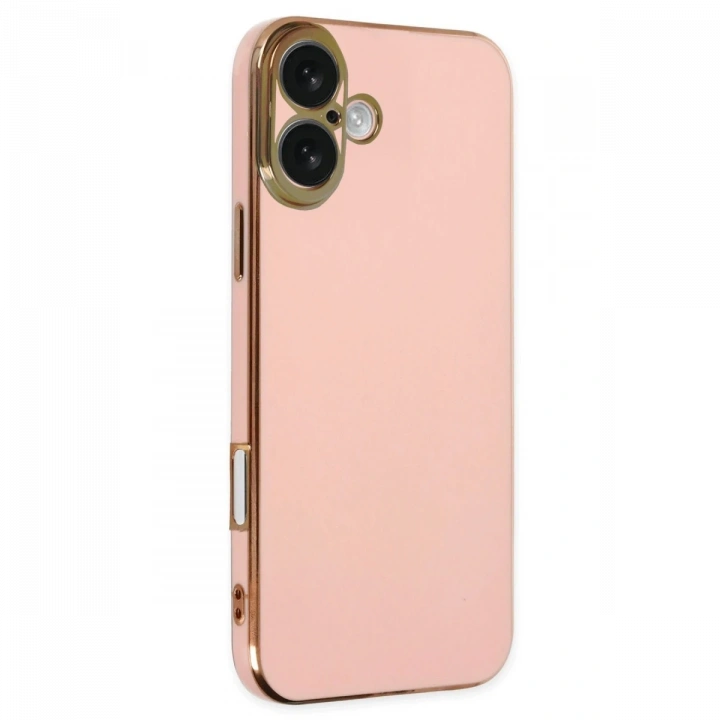 BFS  iPhone 16 Kılıf Volet Silikon - Pembe