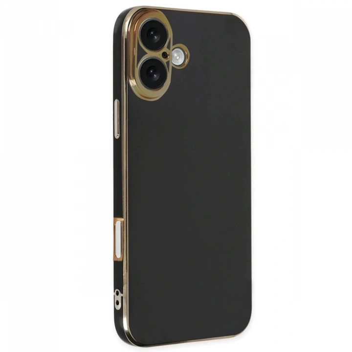 BFS  iPhone 16 Kılıf Volet Silikon - Siyah