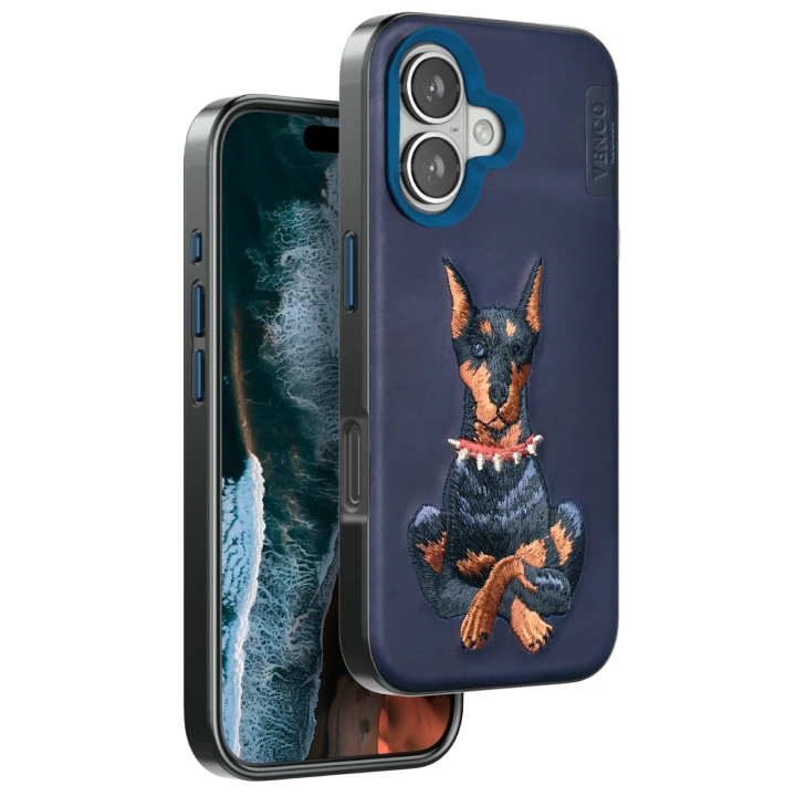 BFS  iPhone 16 Perma Desenli Kapak - Lacivert