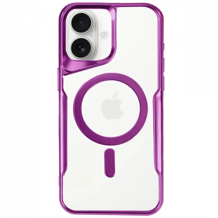 BFS  iPhone 16 Plus Kılıf Boyi Magsafe Silikon Kapak - Pembe