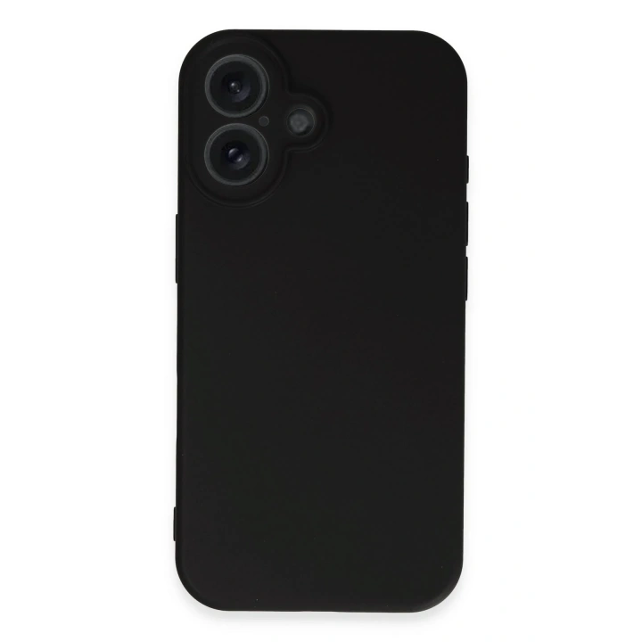 BFS  iPhone 16 Plus Kılıf First Silikon - Siyah