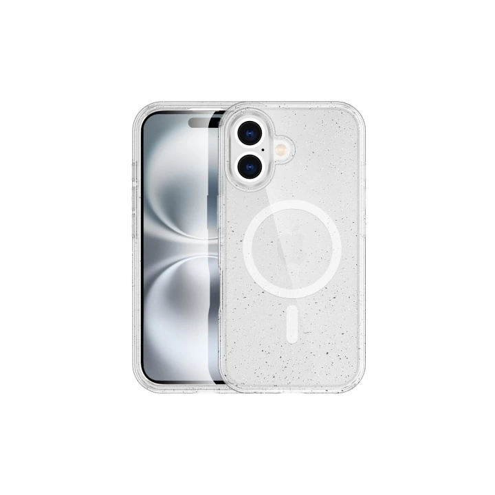 BFS  iPhone 16 Plus Kılıf Glow Magsafe Kapak - Şeffaf