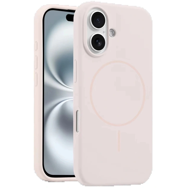 BFS iPhone 16 Plus Kılıf Jully Magsafe Kapak - Pembe